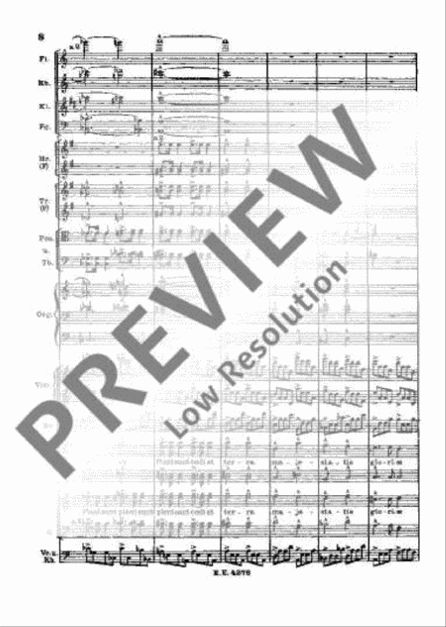 Te Deum Choir scores gallery preview page 17