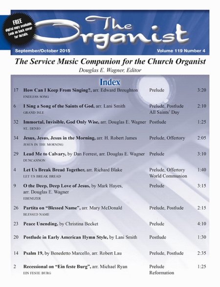 The Organist Sep/Oct 2015 - Magazine Issue
