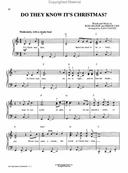 Songs of Christmas - Easy Piano