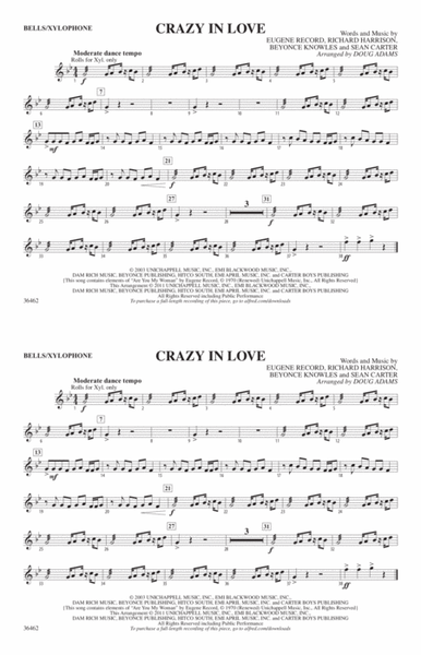 Crazy In Love: B-flat Bass Saxophone