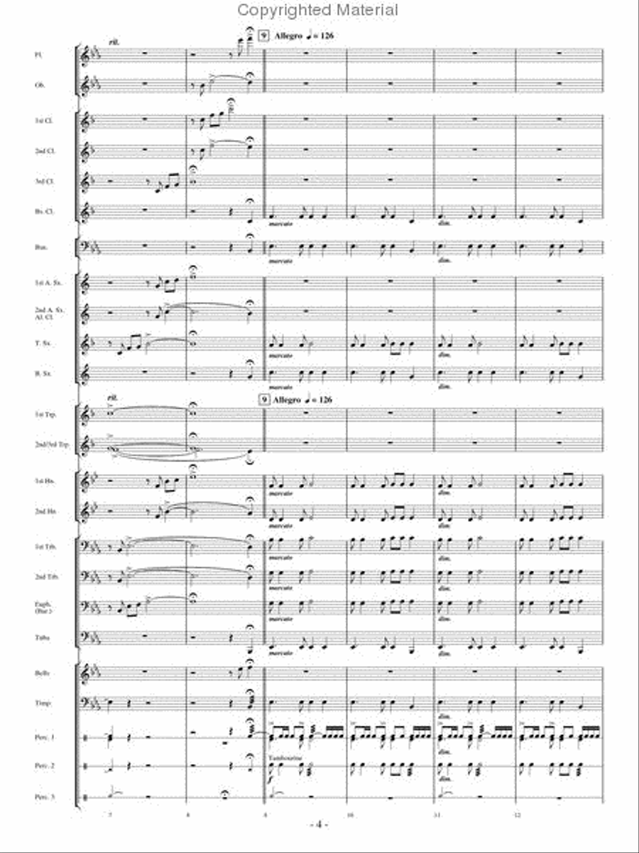 Spirit of the Pioneers Spirit of the Pioneers Concert Band scores gallery preview page 3