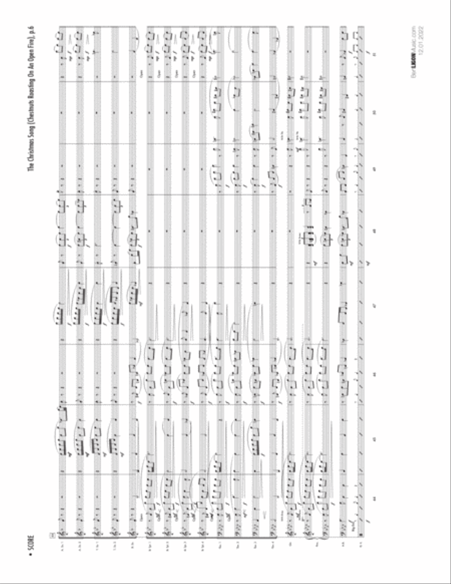The Christmas Song (chestnuts Roasting On An Open Fire) Jazz Ensemble scores gallery preview page 6