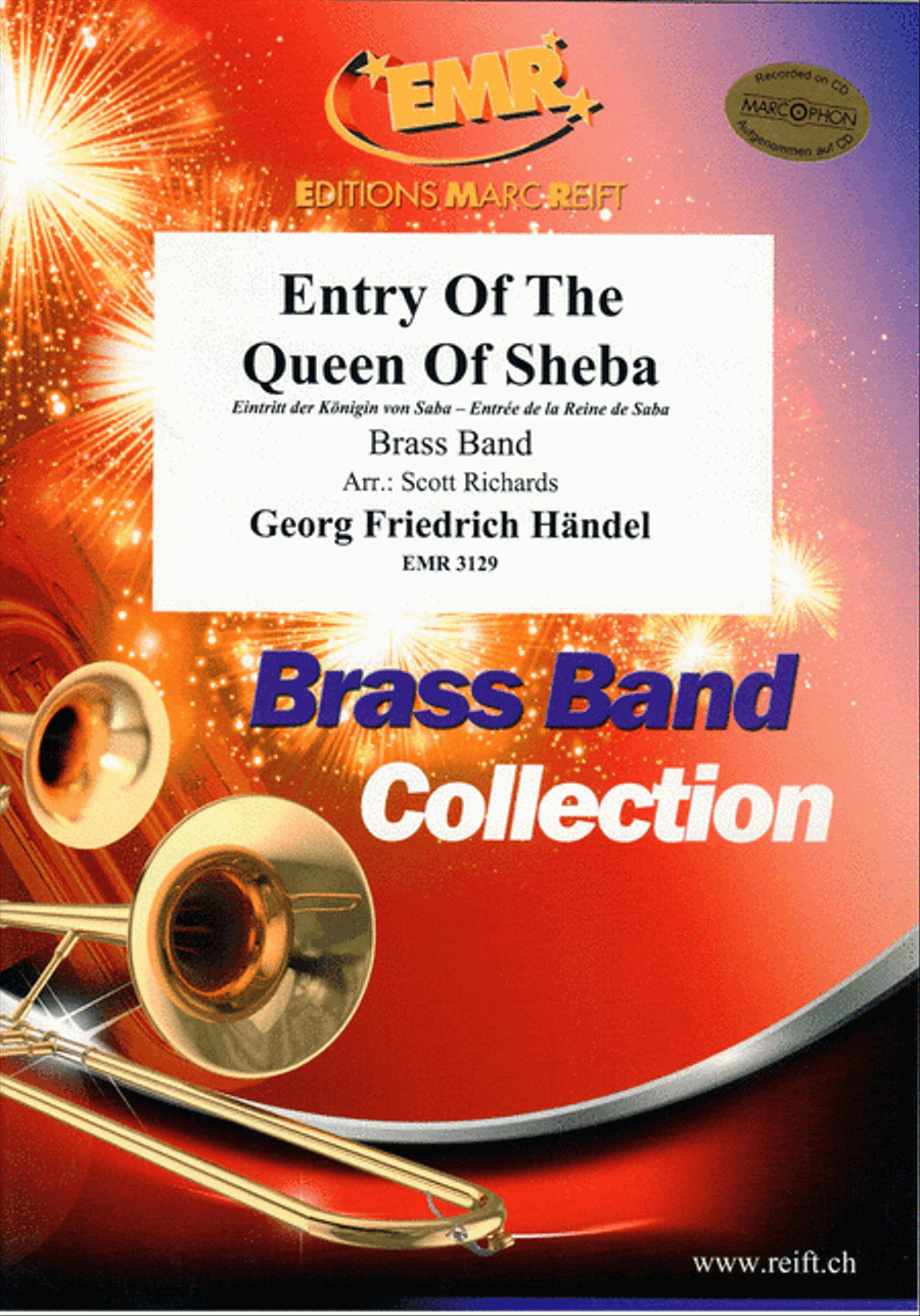 Entry Of The Queen Of Sheba Brass Band scores gallery preview page 1