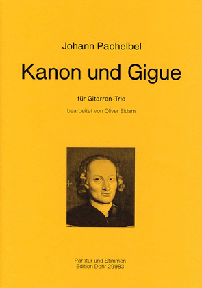 Book cover for Kanon und Gigue (für Gitarren-Trio)