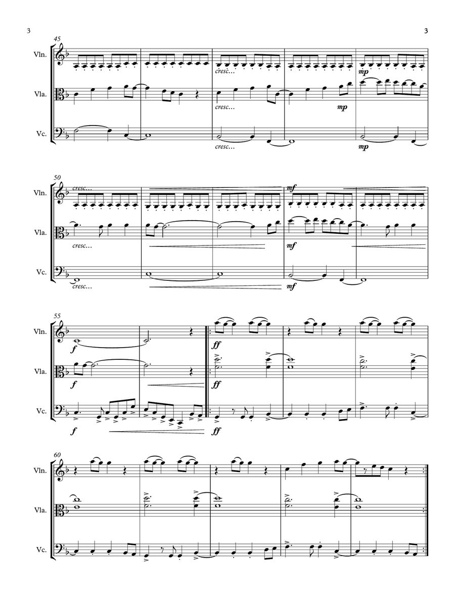 Paradise String Trio scores gallery preview page 4