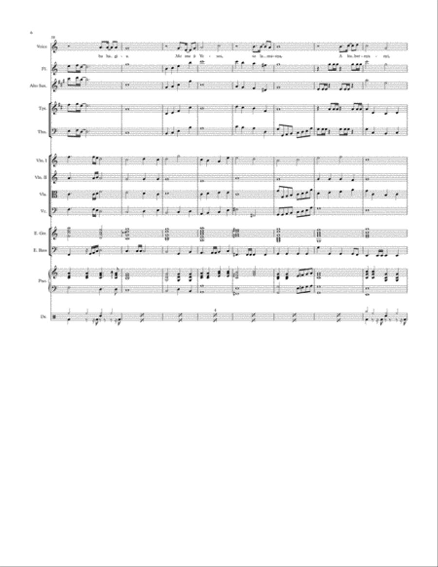 Blessed Assurance Piano, Vocal, Guitar scores gallery preview page 6