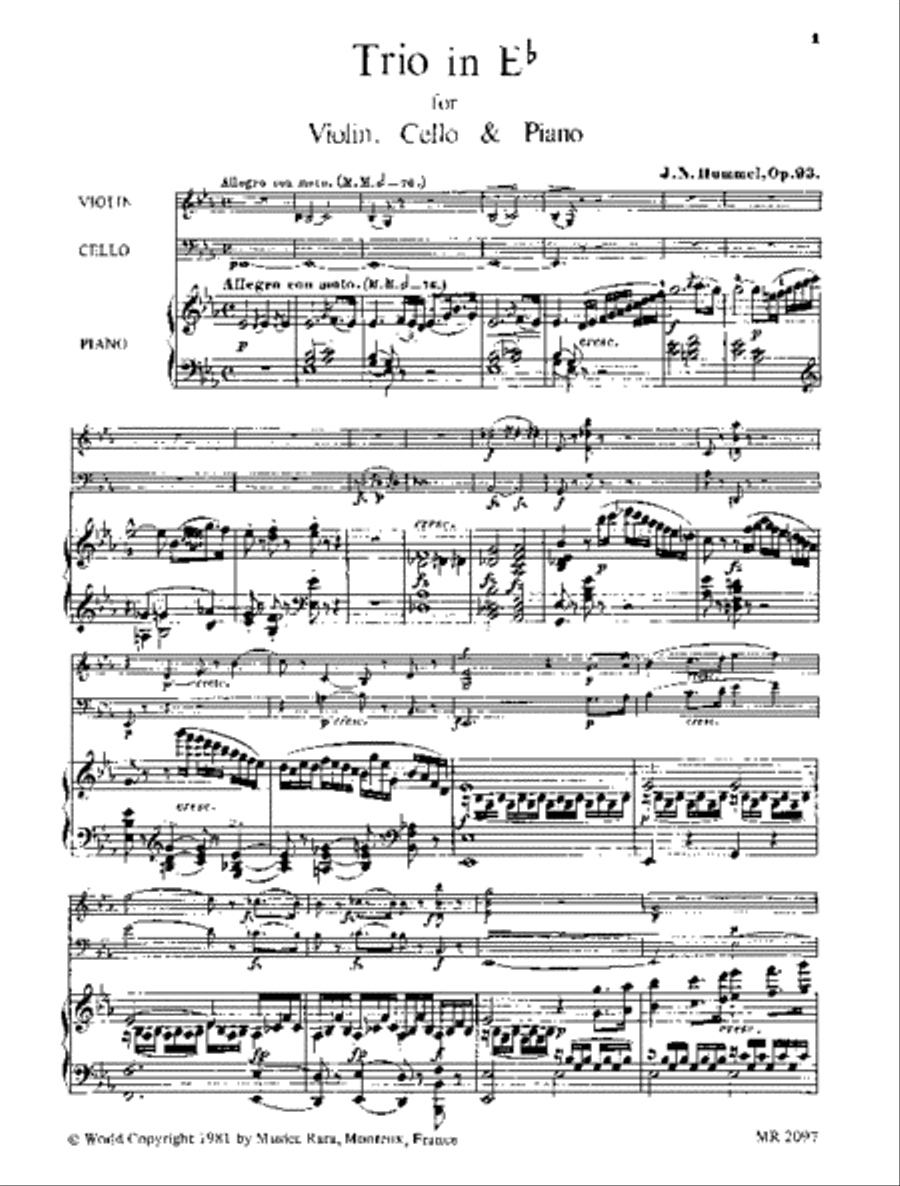 Piano Trio in Eb major Op. 93 Piano Trio scores gallery preview page 2