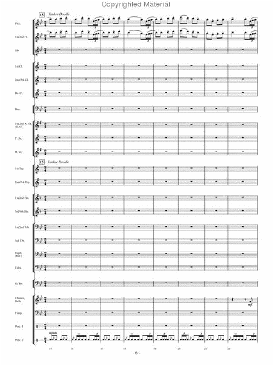 Broad Stripes and Bright Stars Concert Band scores gallery preview page 5