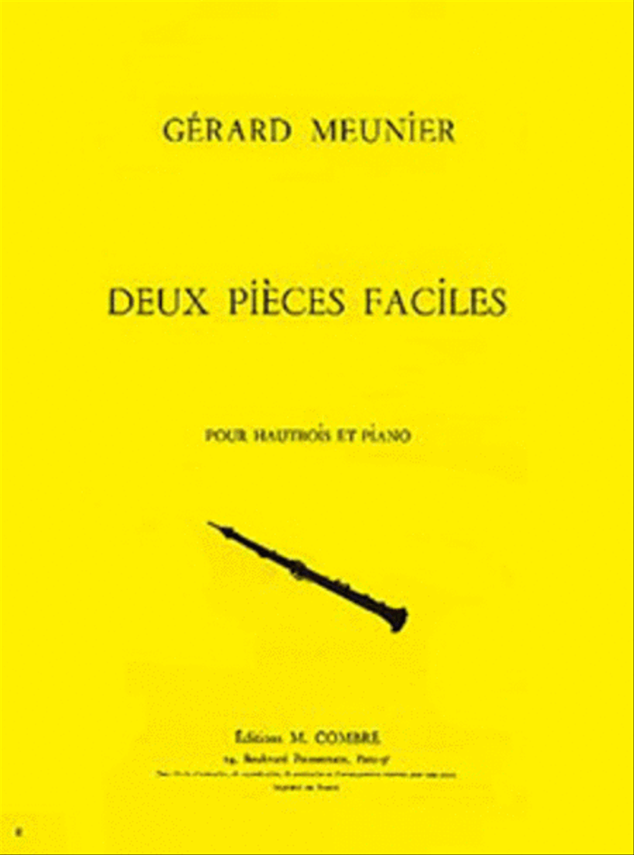 Pieces faciles (2) Piano Accompaniment scores gallery preview page 1