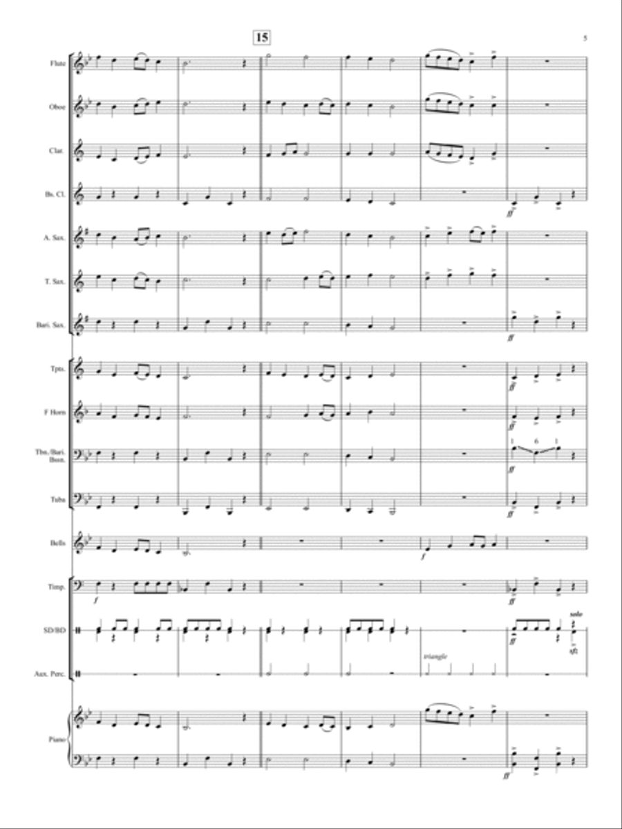 March Mania Concert Band scores gallery preview page 4