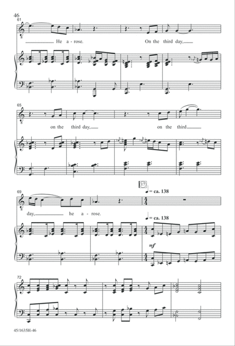 Mass: A Celebration of Love and Joy 4-Part scores gallery preview page 46