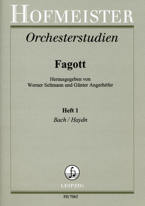 Book cover for Orchesterstudien fur Fagott