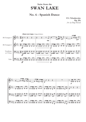 Swan Lake Suite for Brass Quartet - Part 2