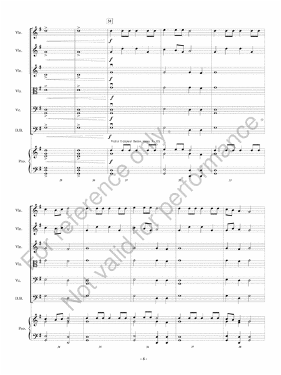 Heroes And Glory String Orchestra scores gallery preview page 6