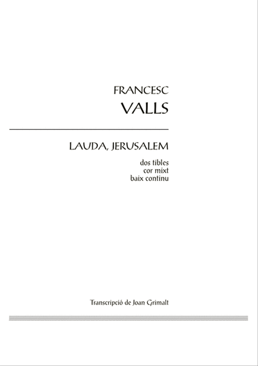 Lauda Jerusalem Lauda Jerusalem 4-Part scores gallery preview page 3
