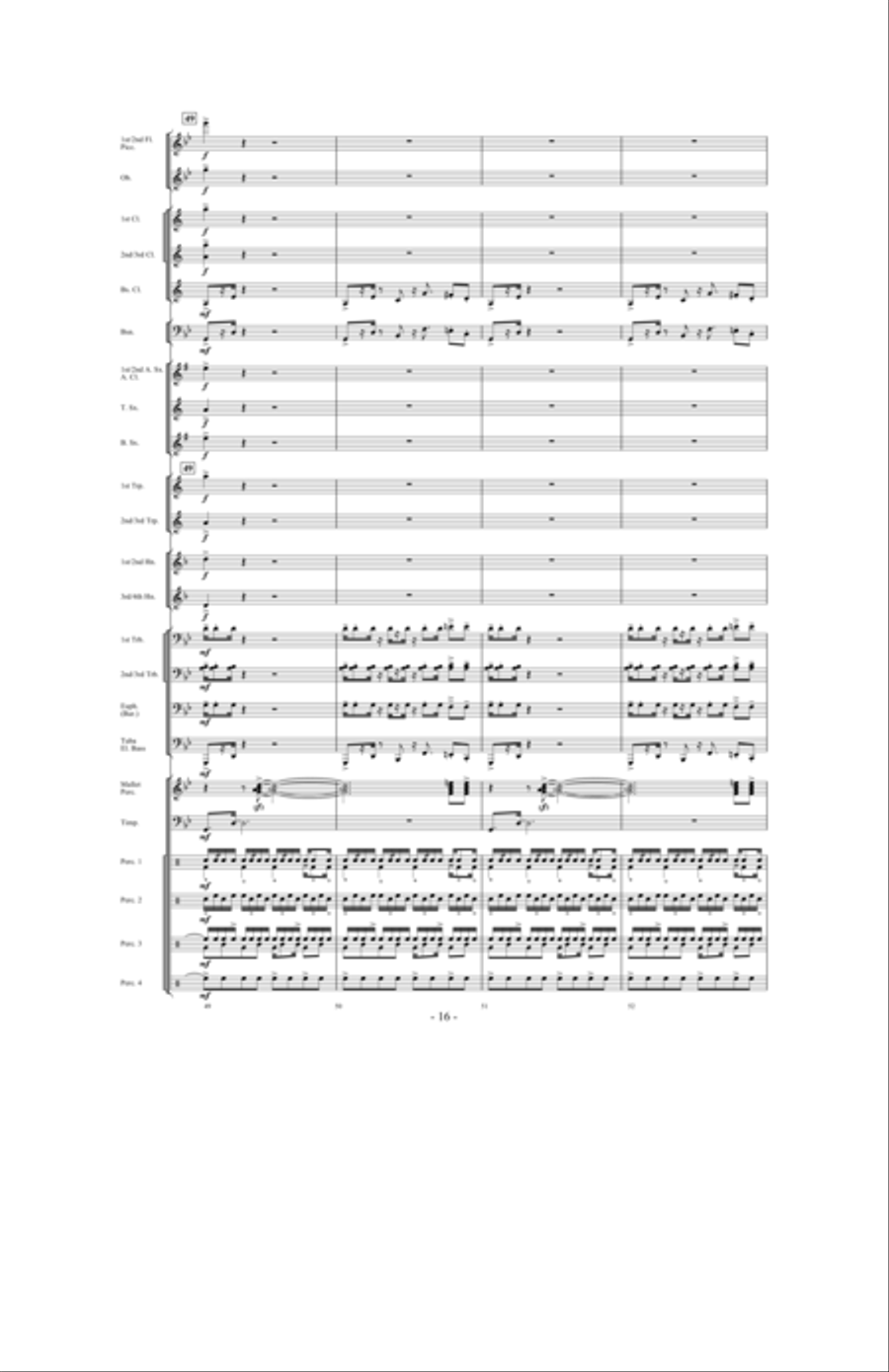 Brazil: Ceremony, Song and Samba Concert Band scores gallery preview page 15