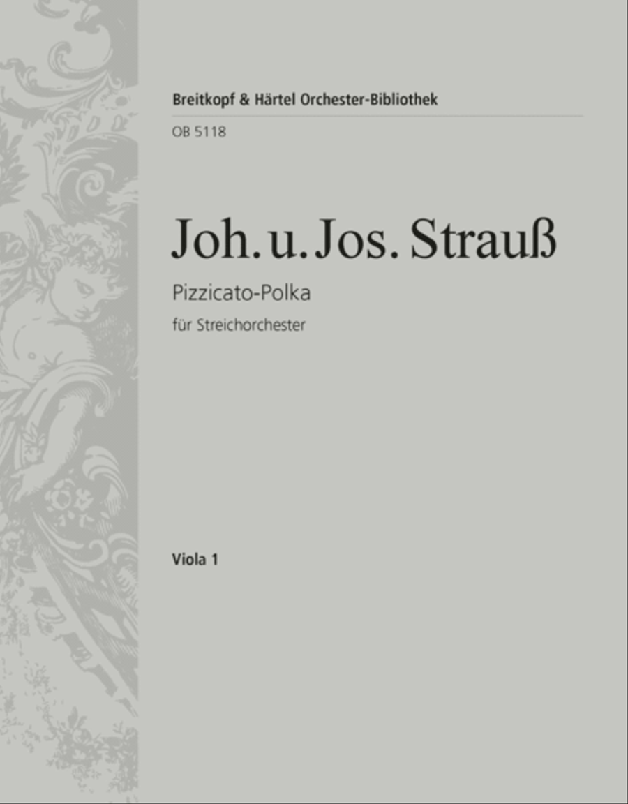 Pizzicato-Polka Orchestra scores gallery preview page 1