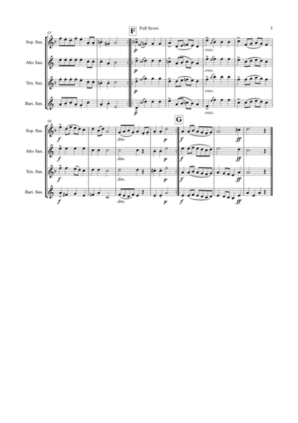 Egyptian March for Saxophone Quartet (SATB) image number null