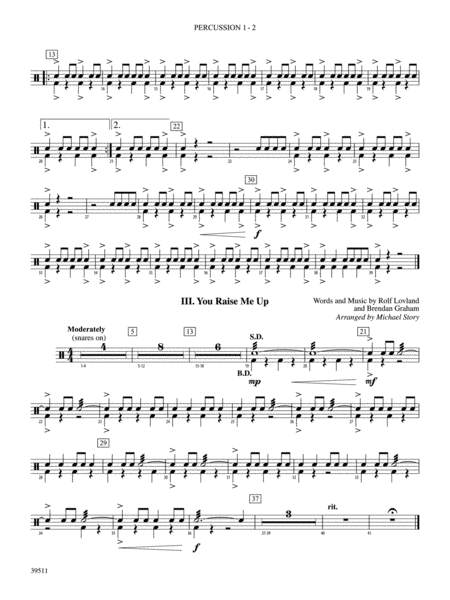 Short Cuts for Beginning Band -- #2: 1st Percussion