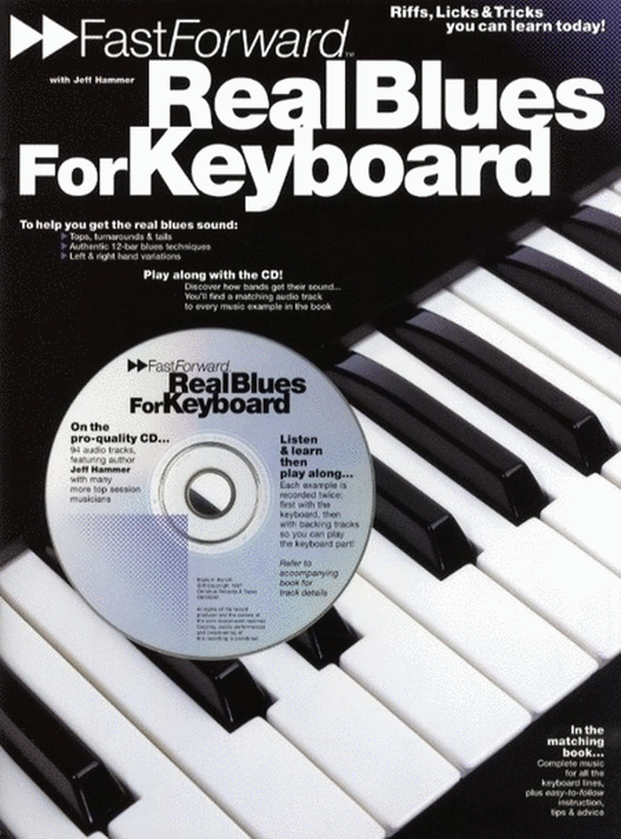 Fast Forward Real Blues Keyboard Book/CD