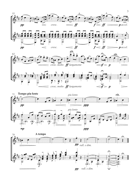 Salut d'Amour (Flute and Guitar) - Score and Parts image number null