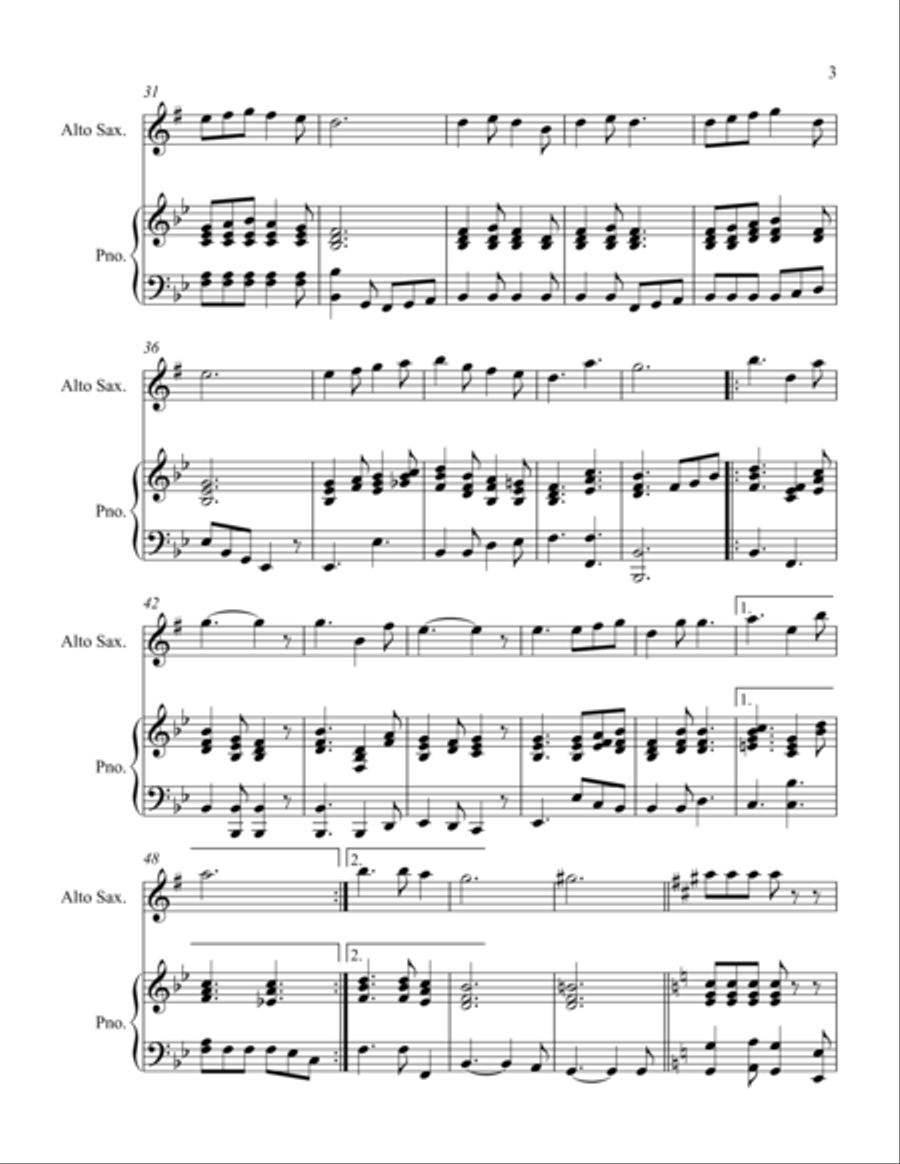 Rock of Ages and Love Lifted Me Woodwind Duet scores gallery preview page 3