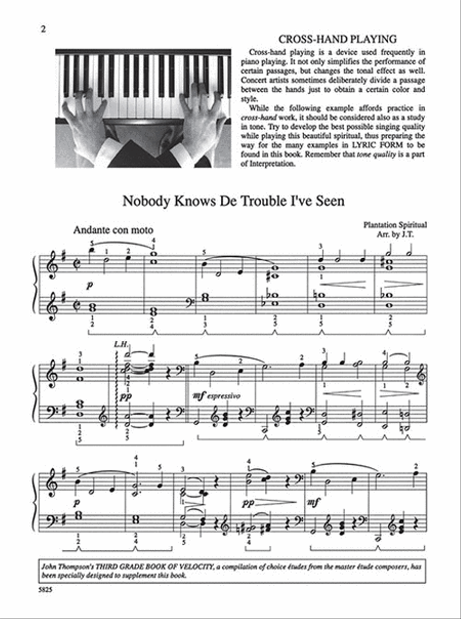 John Thompson's Modern Course for the Piano – Third Grade (Book Only) Piano Method scores gallery preview page 5