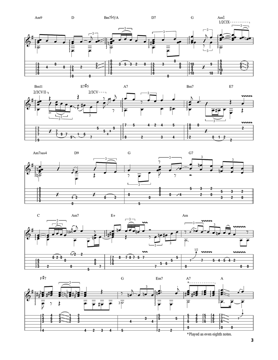 As Time Goes By As Time Goes By Acoustic Guitar scores gallery preview page 3