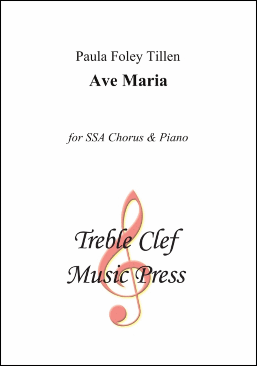 Ave Maria SSA scores gallery preview page 1