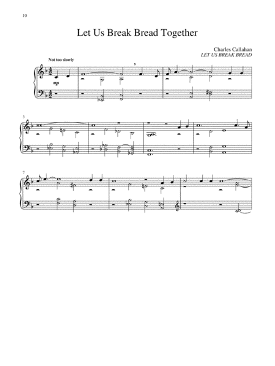 Communion Music for Manuals, Set 2 image number null