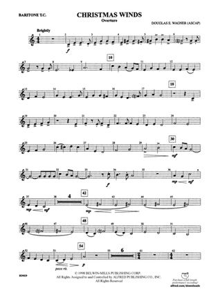 Christmas Winds (Overture): Baritone T.C.