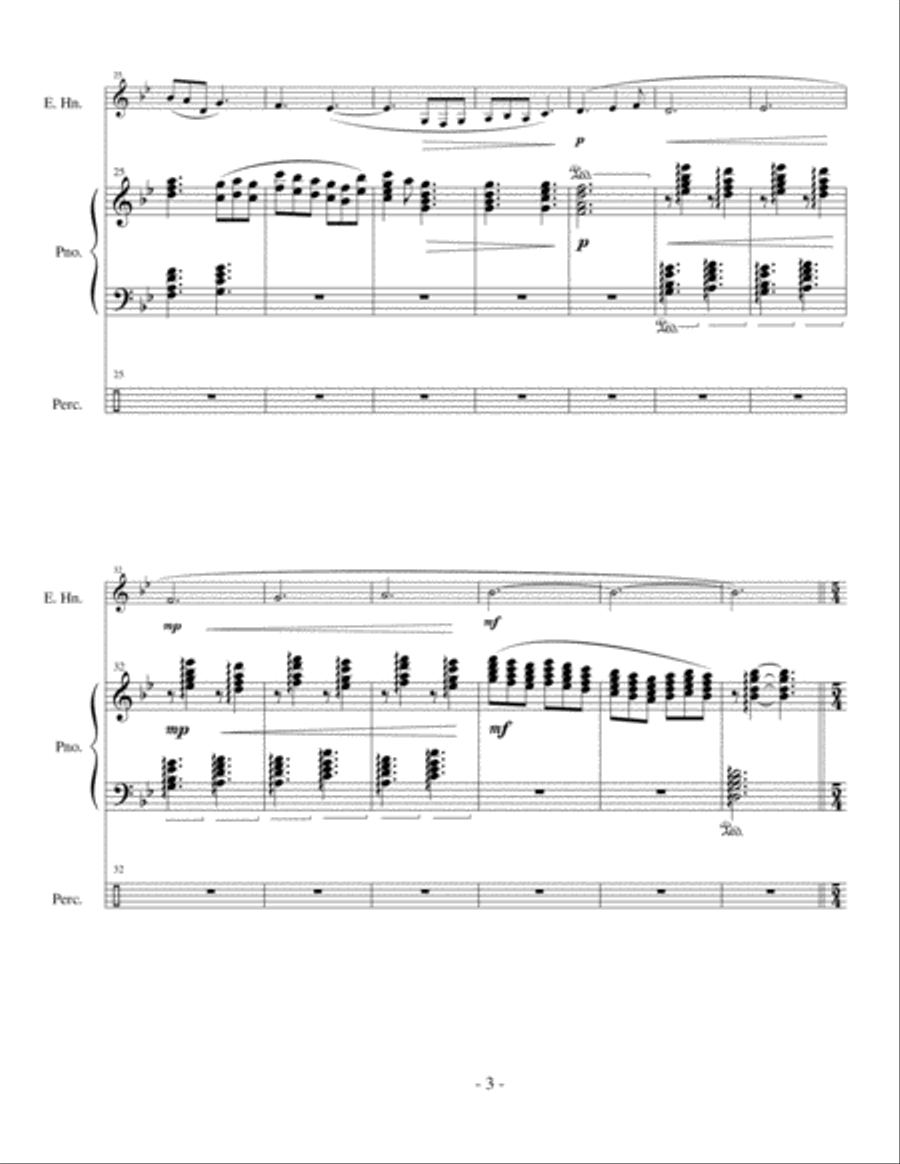 Cherry Blossom Overture English Horn scores gallery preview page 3