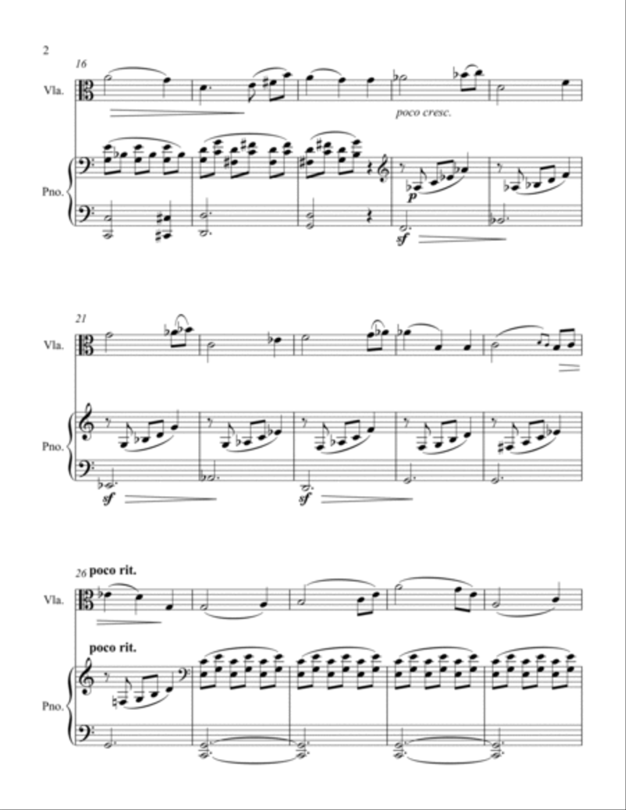 In the Calm of Eve In the Calm of Eve String Duet scores gallery preview page 5