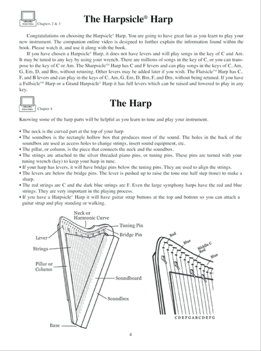 Harpsicle Harp Method, Book 1 Pedal Harp scores gallery preview page 5