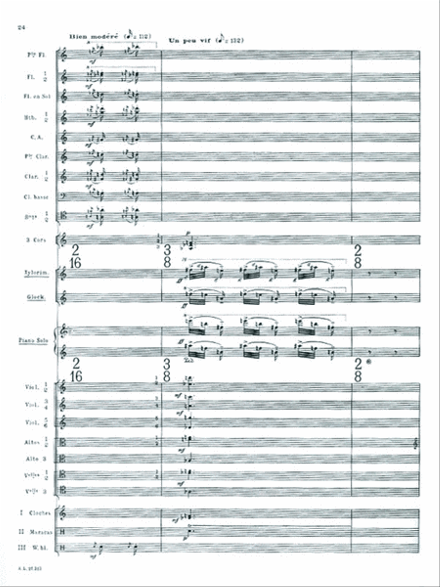 Des Canyons Aux Etoiles Vol.1 (piano & Orchestra) Piano scores gallery preview page 2