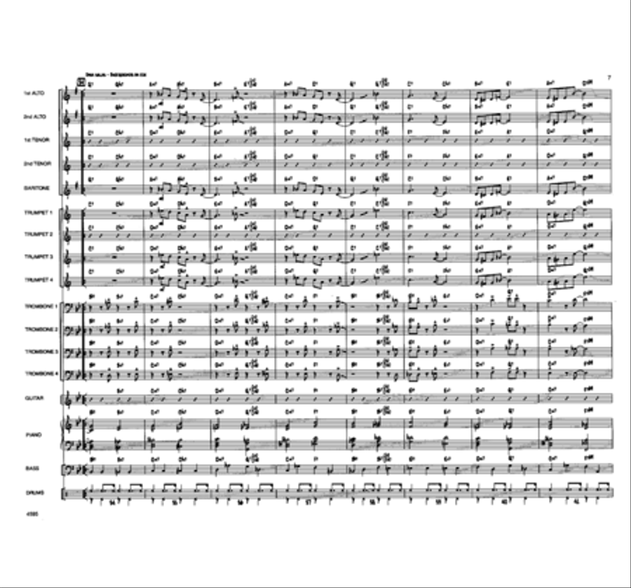 What Can I Tell You? Jazz Ensemble scores gallery preview page 6