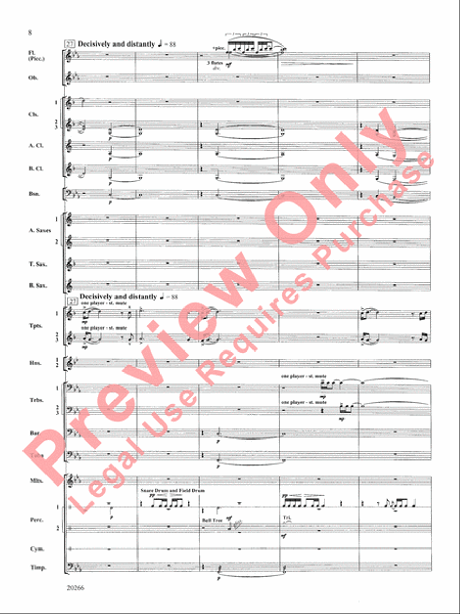 Ghost Fleet Ghost Fleet Concert Band scores gallery preview page 9
