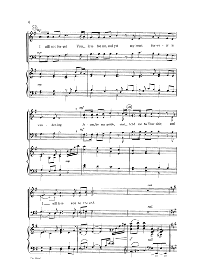 Thy Word Thy Word 2-Part scores gallery preview page 6