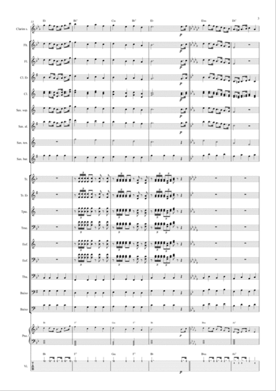 Hino d'Os Amigos do Léo Hino d'Os Amigos do Léo Full Orchestra scores gallery preview page 5