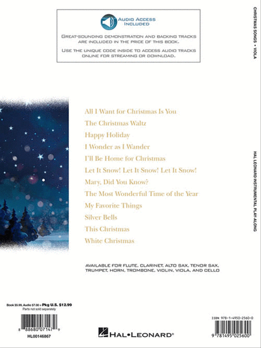 Christmas Songs for Viola image number null