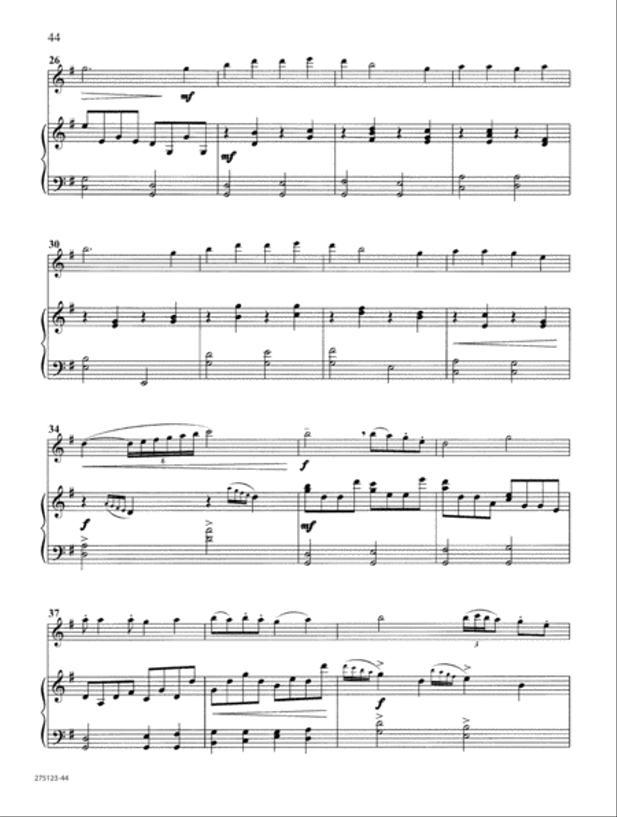 Christmas Journeys Flute Solo scores gallery preview page 22