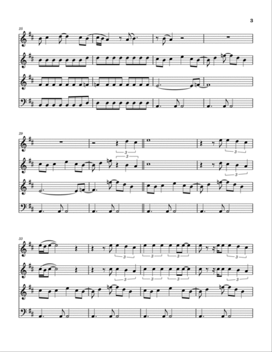 We Two Woodwind Quartet scores gallery preview page 4