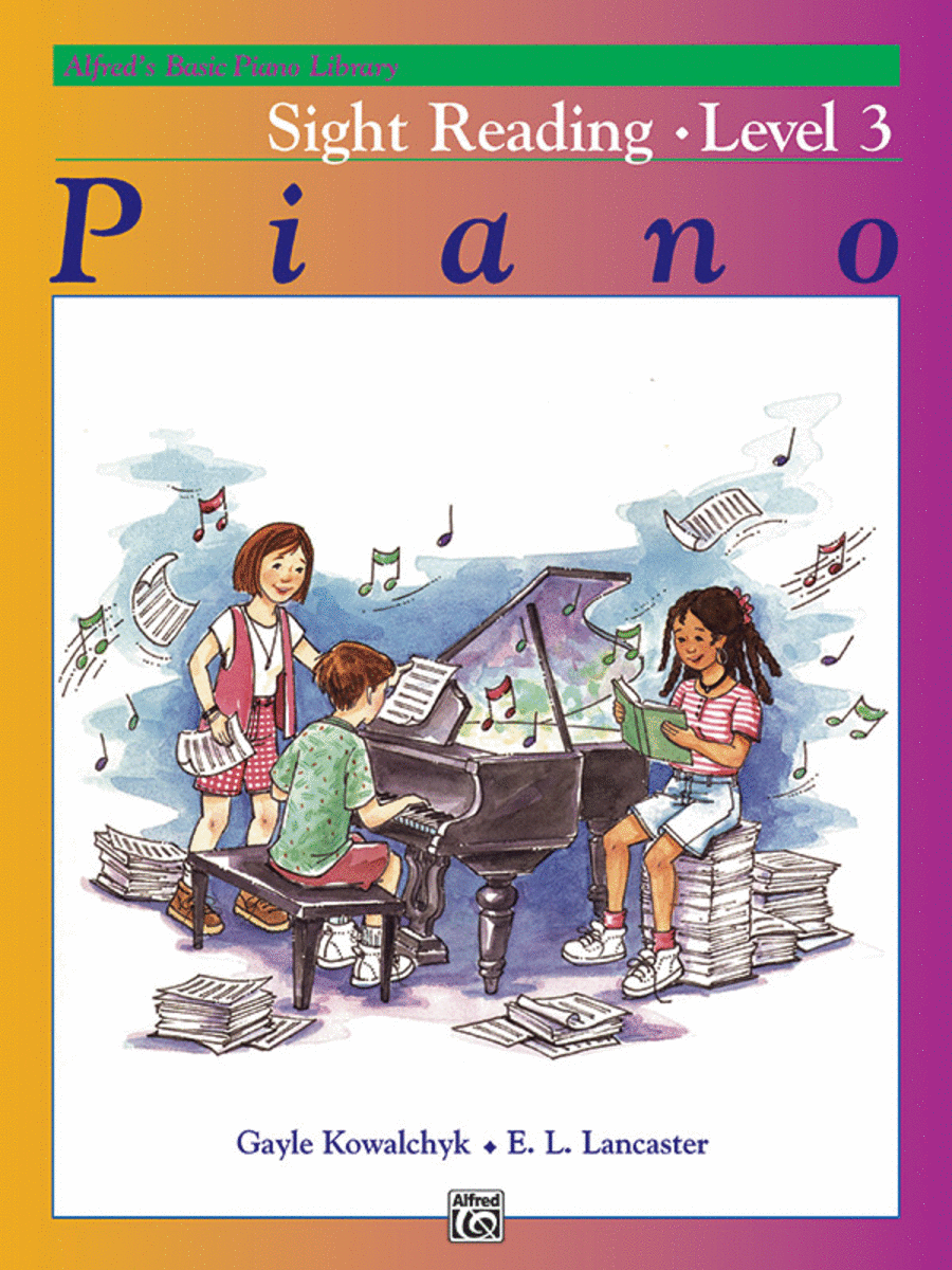 Alfred's Basic Piano Course Sight Reading, Level 3 Piano Method scores gallery preview page 1
