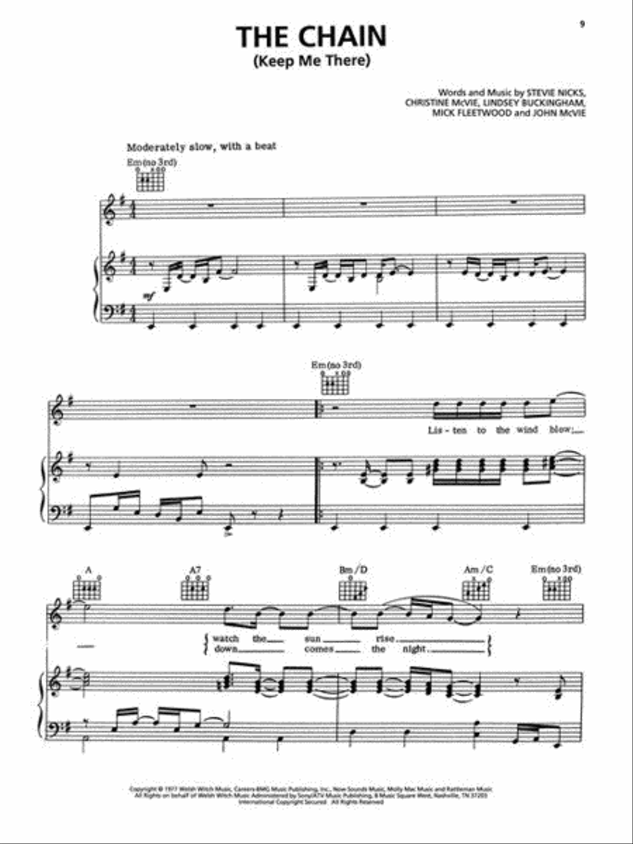 Anthology Piano, Vocal, Guitar scores gallery preview page 6
