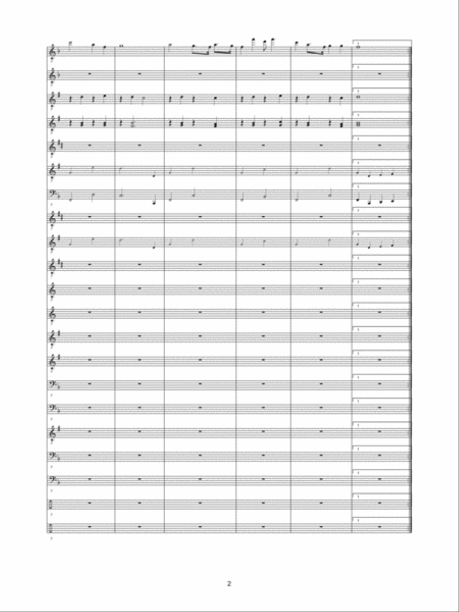 C.S.A. (Five Flags Suite) Concert Band scores gallery preview page 3