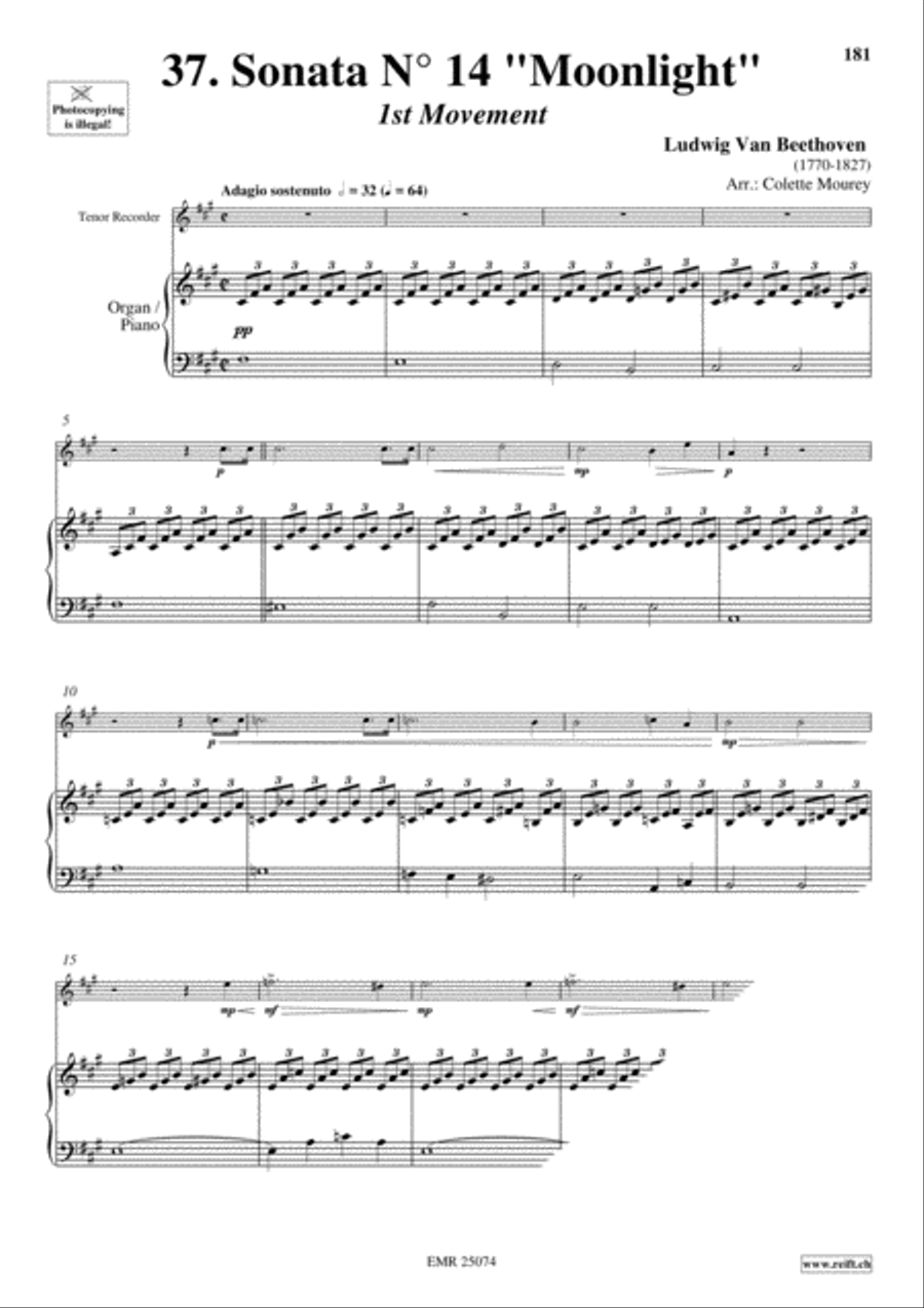 40 Greatest Classic Hits Vol. 4 Tenor Recorder scores gallery preview page 9