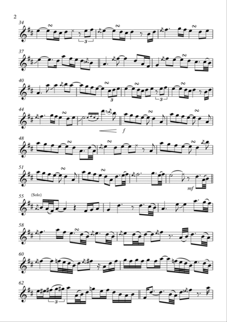Morning Soprano Saxophone scores gallery preview page 2