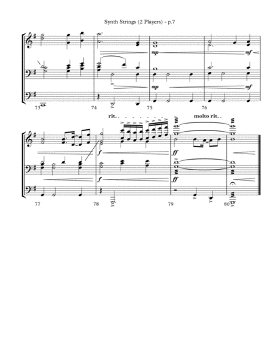 Yours Forevermore - Keyboard String Reduction Choir scores gallery preview page 6