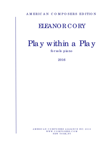 [Cory] Play Within a Play