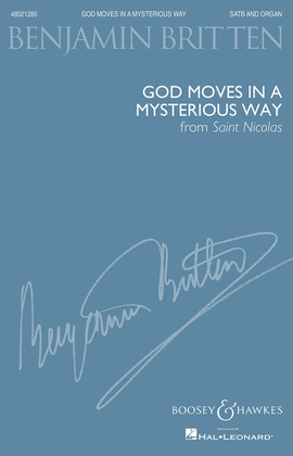 Book cover for God moves in a mysterious way